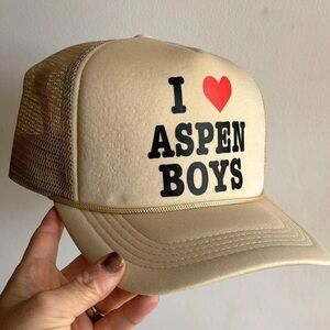 I Heart Aspen Boys Trucker Hat Raw & Rebellious
